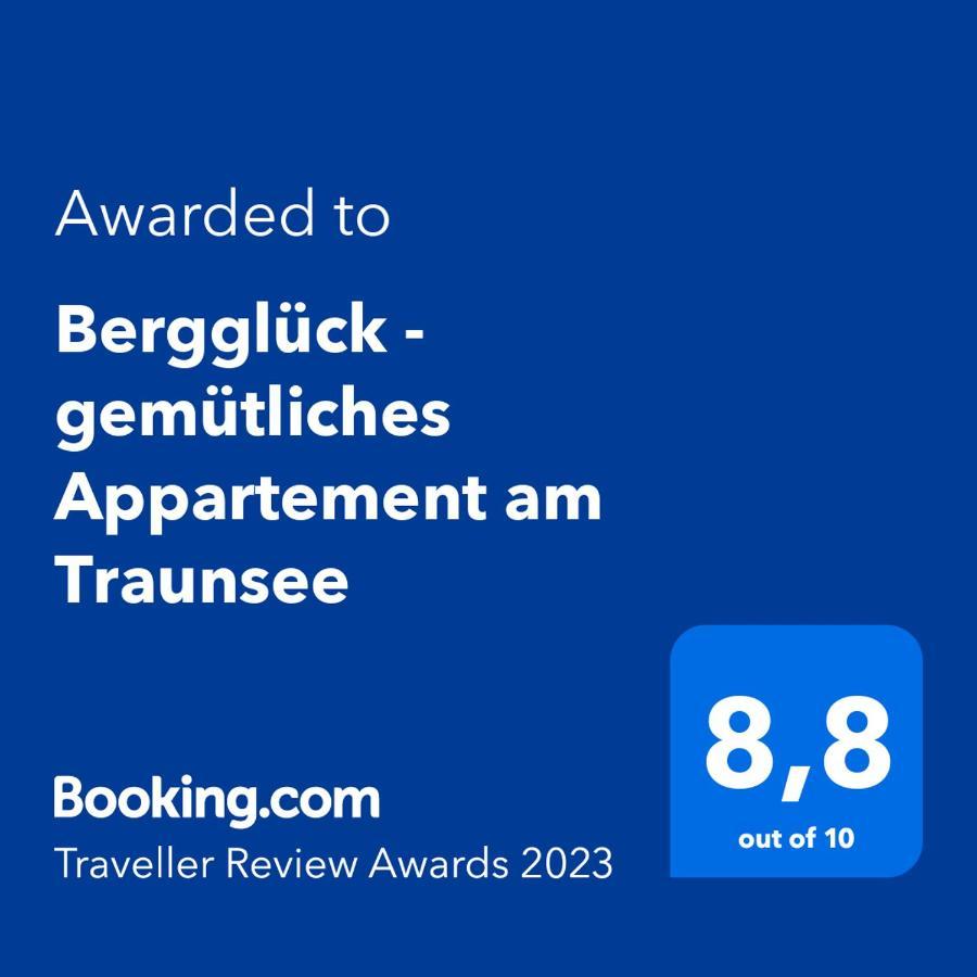 Bergglueck - Gemuetliches Appartement Am Traunsee Altmünster 외부 사진